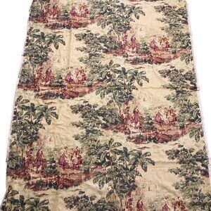 Bosporus Billiard Pastoral Scene Fabric 2+ Yards